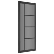 Brixton Black Prefinished Tinted Glazed Internal Door - All Sizes - Doors