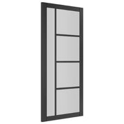 Brixton Black Prefinished Glazed Internal Door - All Sizes - Doors