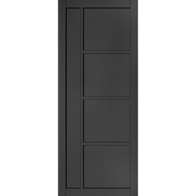 Brixton Black Prefinished Internal Door - All Sizes - Doors