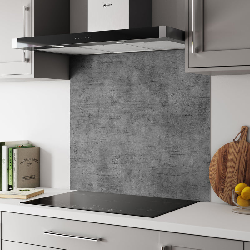 Bushboard Alloy Brooklyn Concrete Aluminium Feature Kitchen Splashback