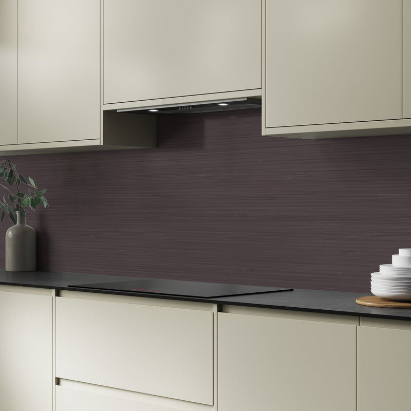 Bushboard Alloy Brushed Copper Aluminium Feature Kitchen Splashback