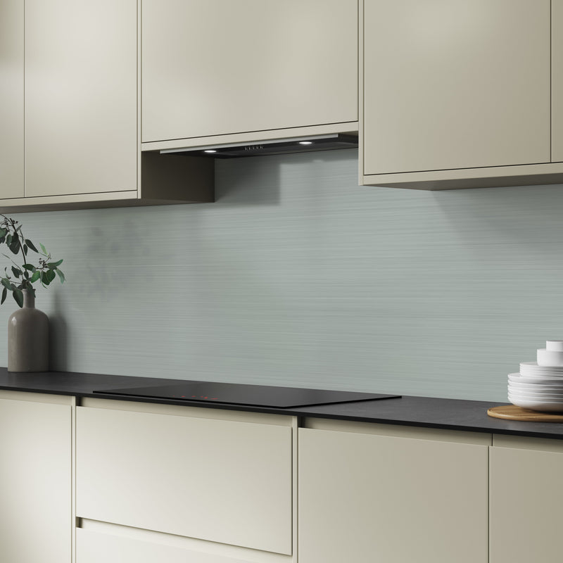 Bushboard Alloy Brushed Steel Aluminium Feature Kitchen Splashback