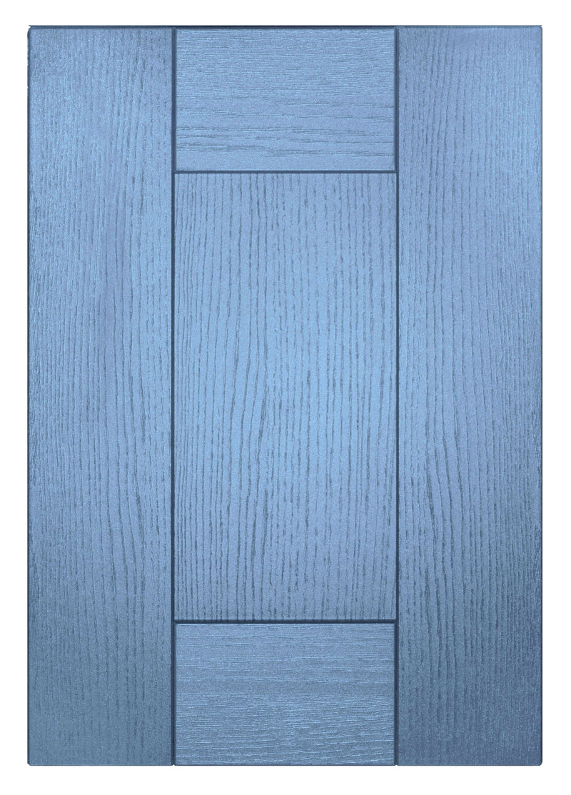 Buckingham Wood Grain Shaker Navy Blue- Replacement Kitchen Doors (715mm High) -