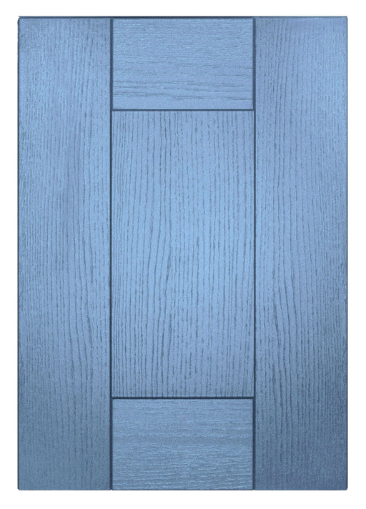 Buckingham Wood Grain Shaker Navy Blue Ash- Replacement Kitchen Doors (570mm High) -