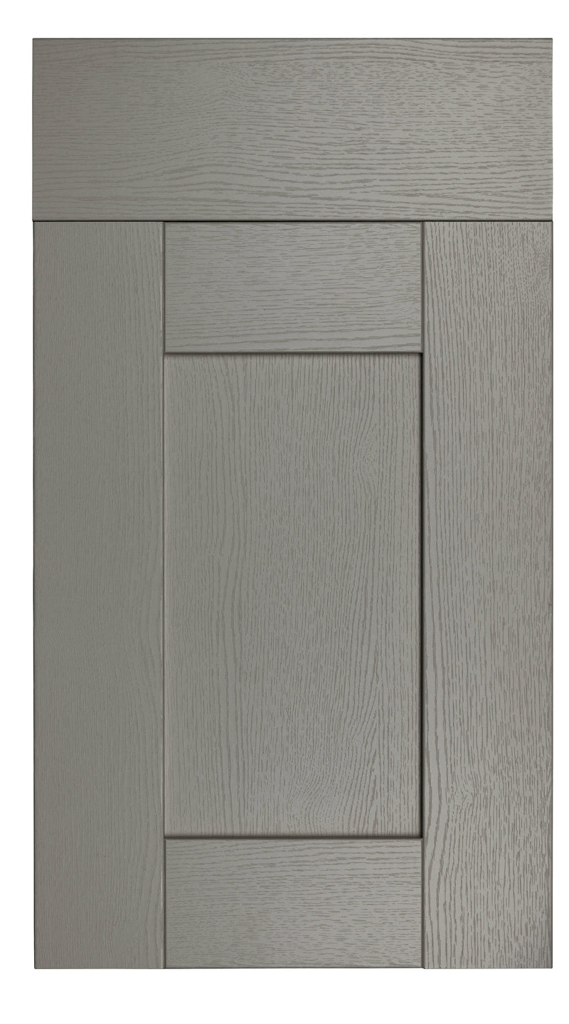 Buckingham Wood Grain Shaker Stone Grey- Replacement Kitchen Doors (1245mm High) -