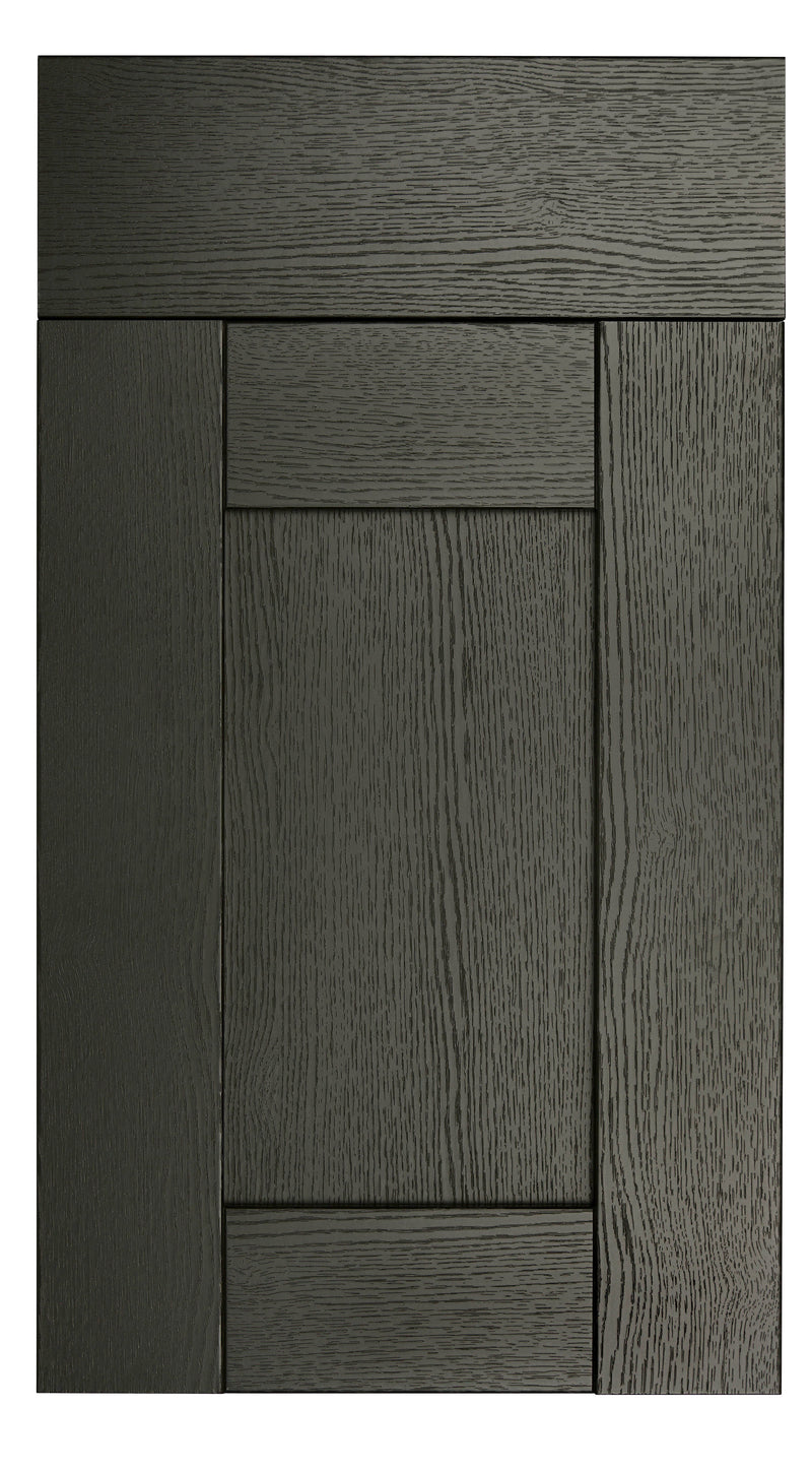 Buckingham Wood Grain Shaker Graphite- Replacement Kitchen Drawer Front (175mm High) -