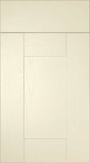 Buckingham Wood Grain Shaker Ivory- Replacement Kitchen Doors (1965mm High 3 Panel) -