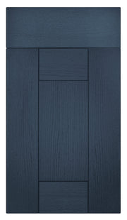 Buckingham Wood Grain Shaker Navy Blue- Replacement Kitchen Doors (450mm High) -