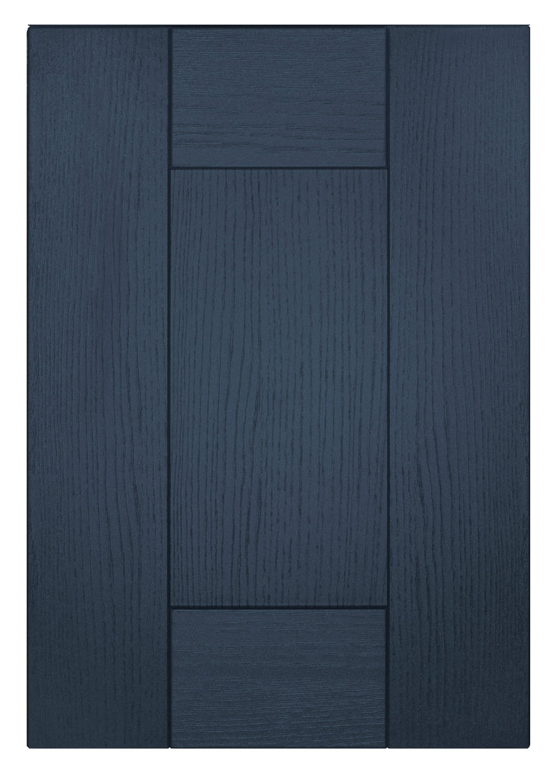 Buckingham Wood Grain Shaker Navy Blue- Replacement Kitchen Doors (Trims & Accessories) - Hardware > Hardware Accessories > Cabinet Hardware > Cabinet Doors