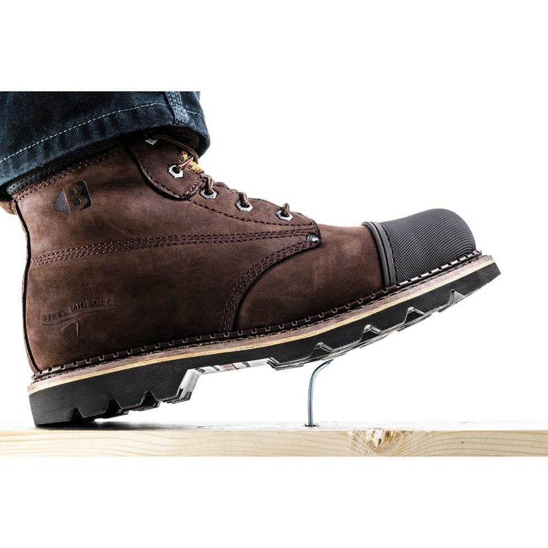 Buckler B301 Goodyear Welter Leather Safety Boot, Rubber Toe protector - SAFETY BOOTS
