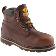 Buckler B750 Dark Brown Goodyear Welted Waterproof Safety Lace Boot - SAFETY BOOTS