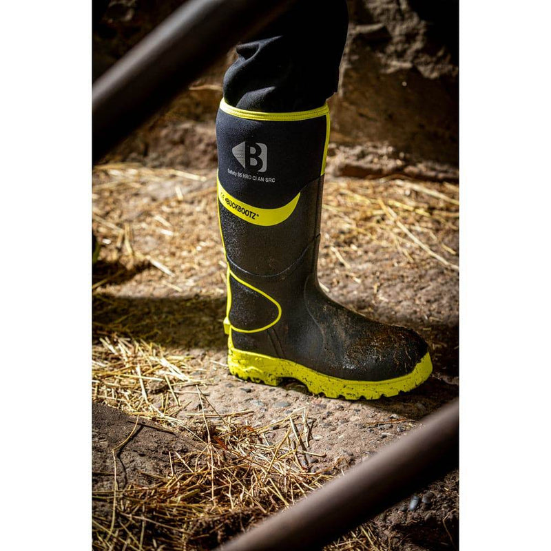 Buckler BBZ8000 S5 360° High Visibility Neoprene / Rubber Safety Wellington Boot with Ankle Protection - WELLINGTON BOOTS