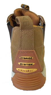 Buckler BHYB1 Hybridz Safety Lace/Dealer Work Boot - Honey / Black - SAFETY BOOTS