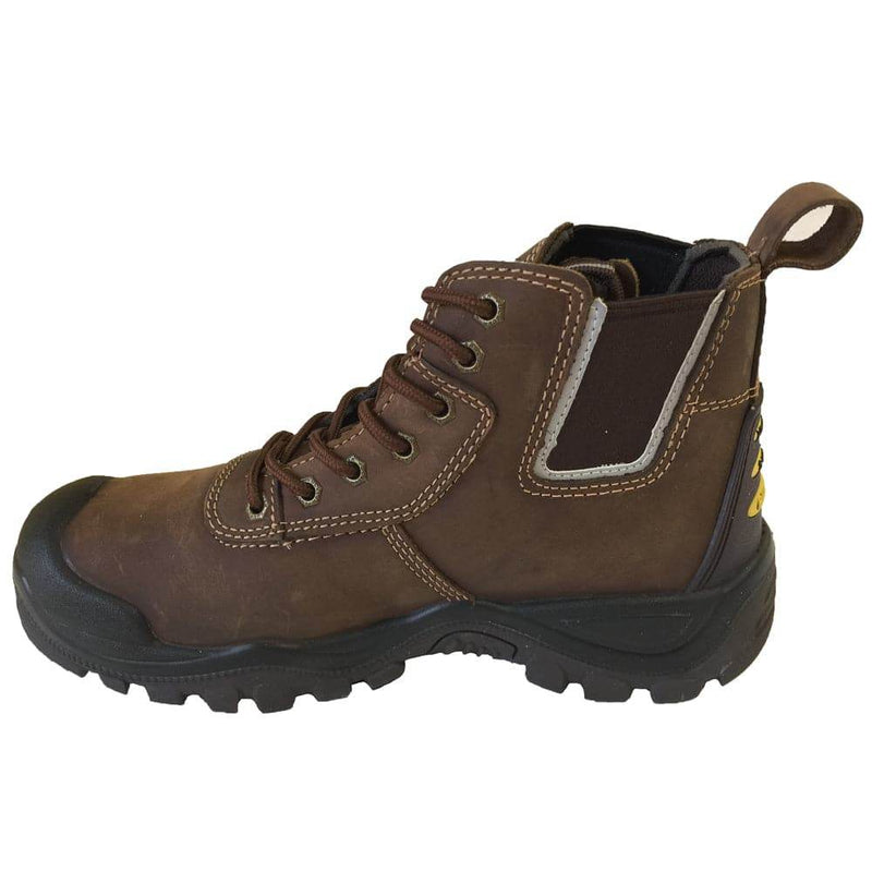 Buckler BHYB1 Hybridz Safety Lace/Dealer Work Boot - Honey / Black - SAFETY BOOTS