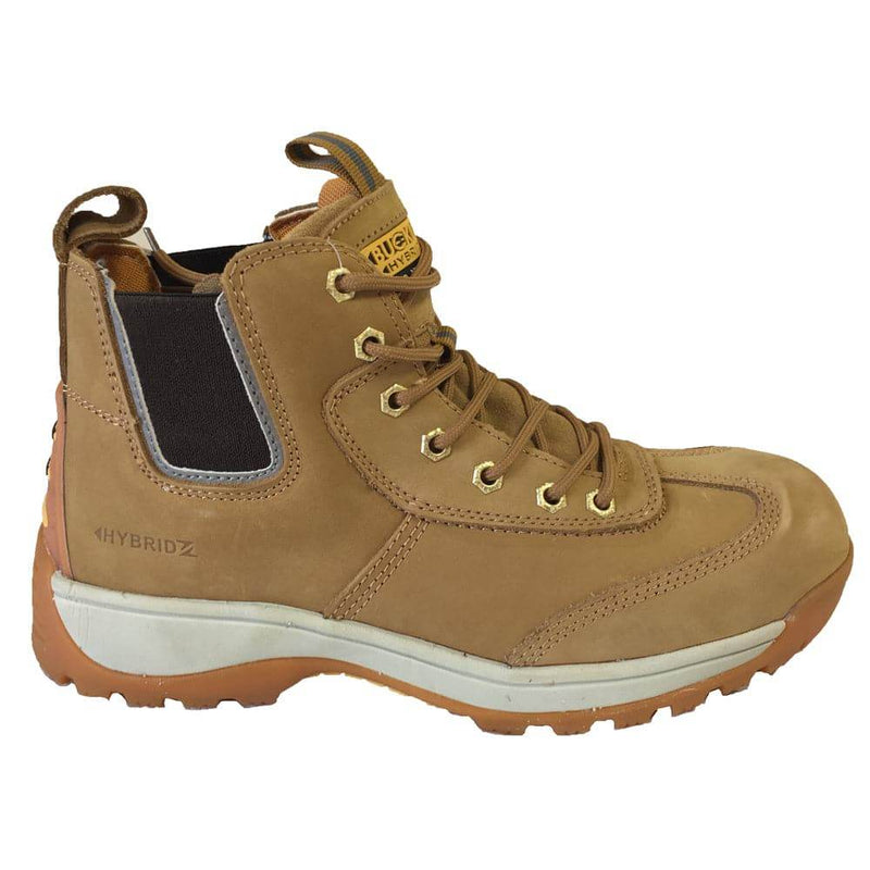 Buckler BHYB1 Hybridz Safety Lace/Dealer Work Boot - Honey / Black - SAFETY BOOTS