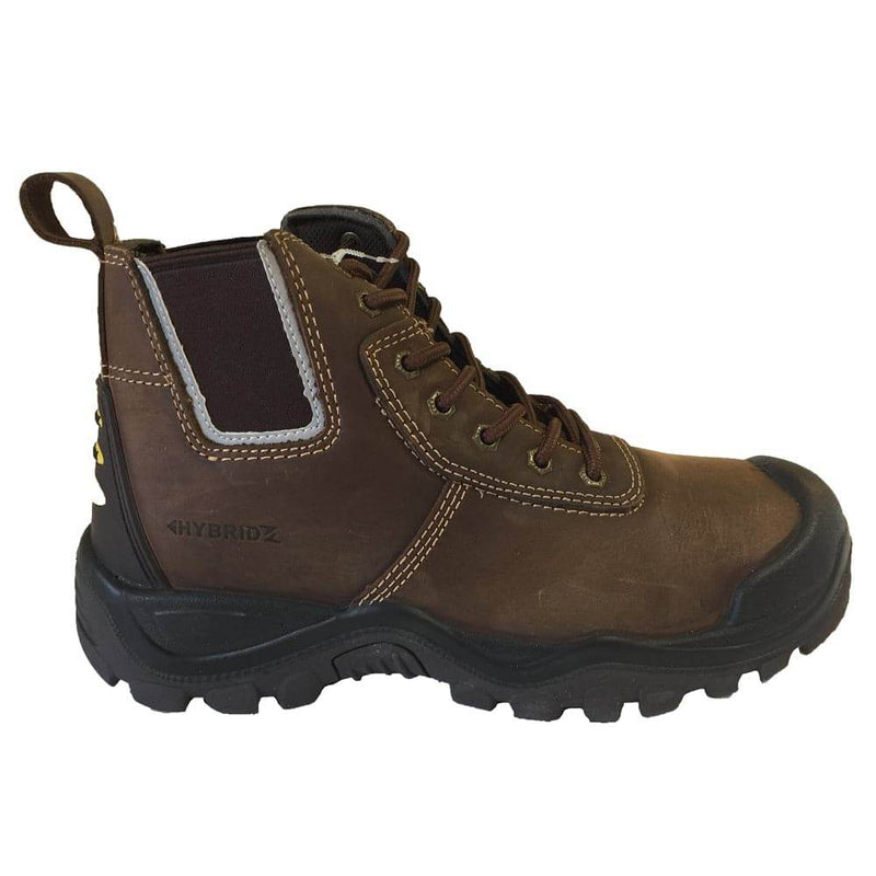Buckler BHYB1 Hybridz Safety Lace/Dealer Work Boot - Honey / Black - SAFETY BOOTS