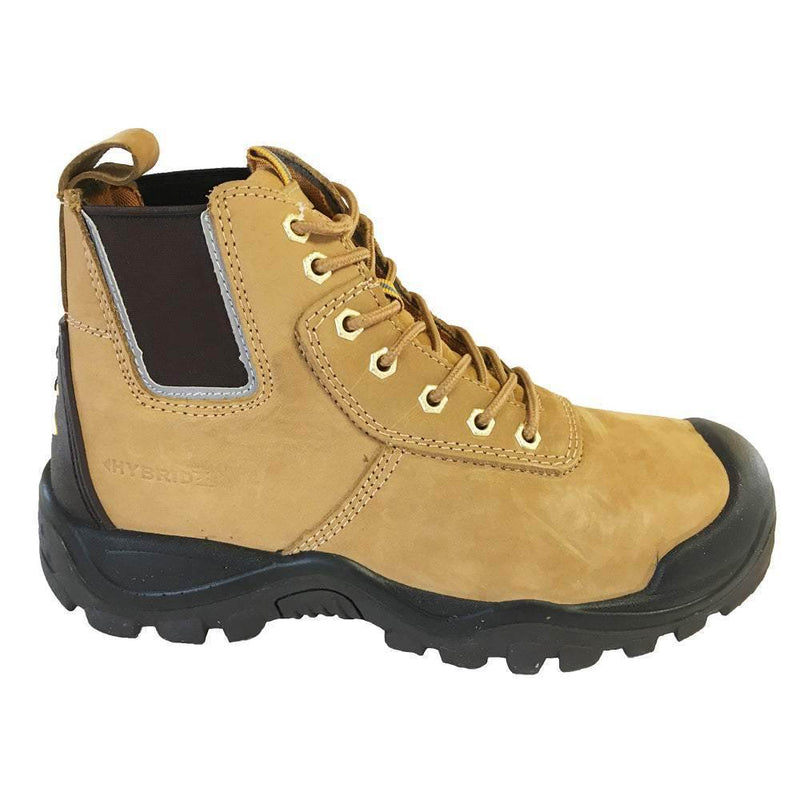 Buckler BHYB2 Anti-Scuff Safety Work Boots Brown Sizes 6-13 Mens Dealer Brown or Honey - SAFETY BOOTS
