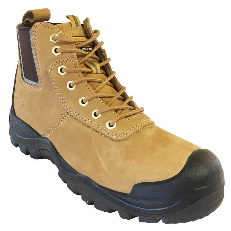 Buckler BHYB2 Anti-Scuff Safety Work Boots Brown Sizes 6-13 Mens Dealer Brown or Honey - SAFETY BOOTS