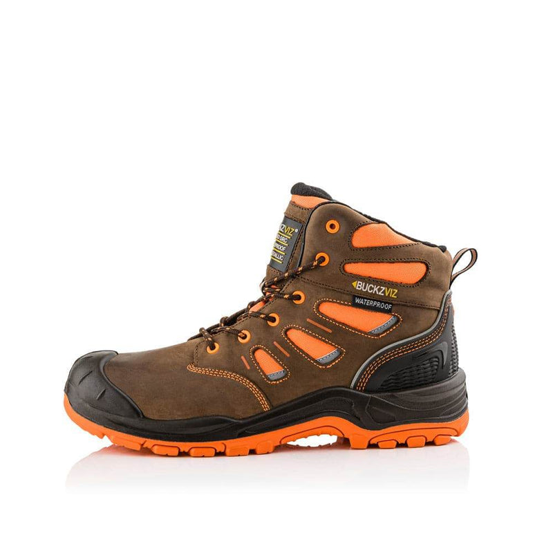 Buckler BVIZ2 High Visibility Waterproof Safety Lace Work Boot - SAFETY BOOTS
