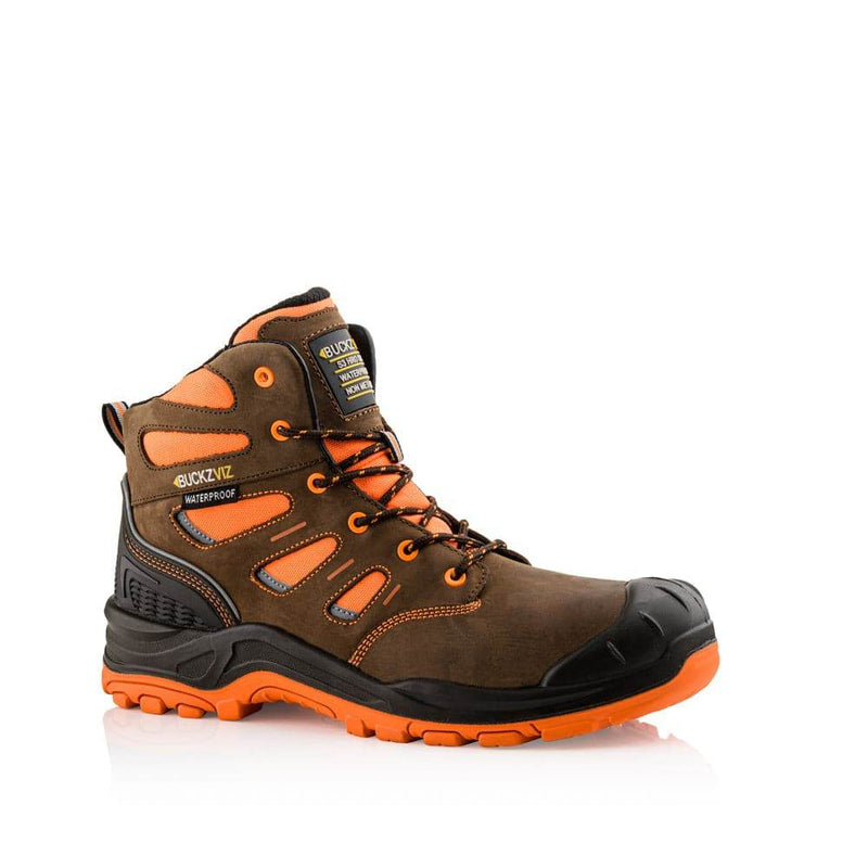 Buckler BVIZ2 High Visibility Waterproof Safety Lace Work Boot - SAFETY BOOTS