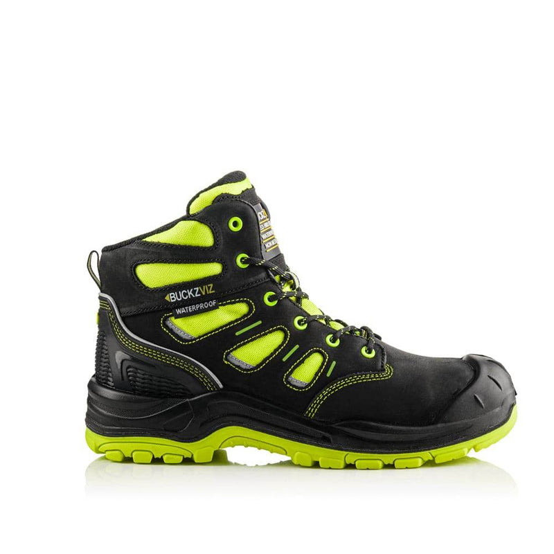 Buckler BVIZ2 High Visibility Waterproof Safety Lace Work Boot - SAFETY BOOTS