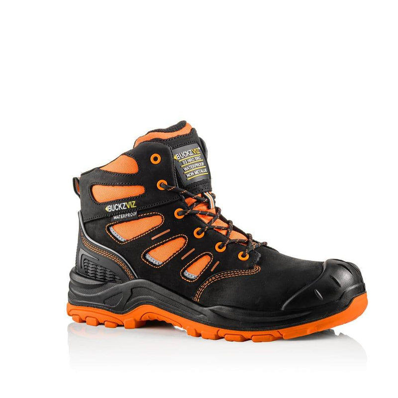 Buckler BVIZ2 High Visibility Waterproof Safety Lace Work Boot - SAFETY BOOTS