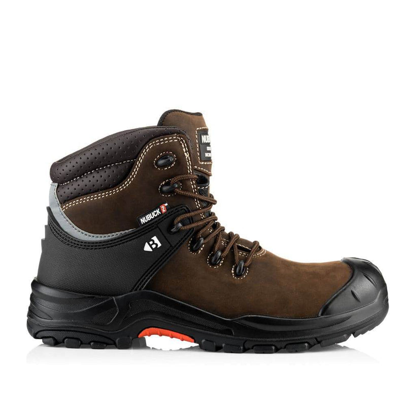 Buckler NKZ102BR S3 HRO SRC WRU Brown Safety Lace Boot - SAFETY HIKER BOOTS