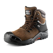 Buckler NKZ102BR S3 HRO SRC WRU Brown Safety Lace Boot - SAFETY HIKER BOOTS