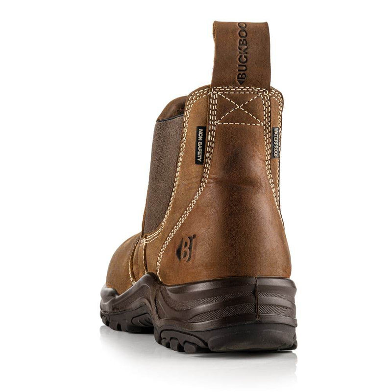 Buckler Nubuckz DEALERZ Non-Safety Brown Lightweight Waterproof Dealer Boot - NON-SAFETY