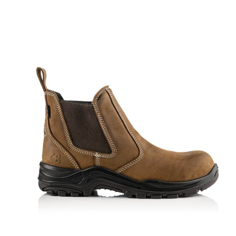 Buckler Nubuckz DEALERZ S3 Brown Lightweight Waterproof Safety Dealer Boot - SAFETY DEALER BOOTS