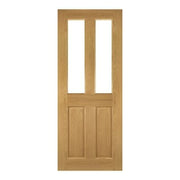 Bury Oak Prefinished Glazed Internal Fire Door FD30 - All Sizes - Doors