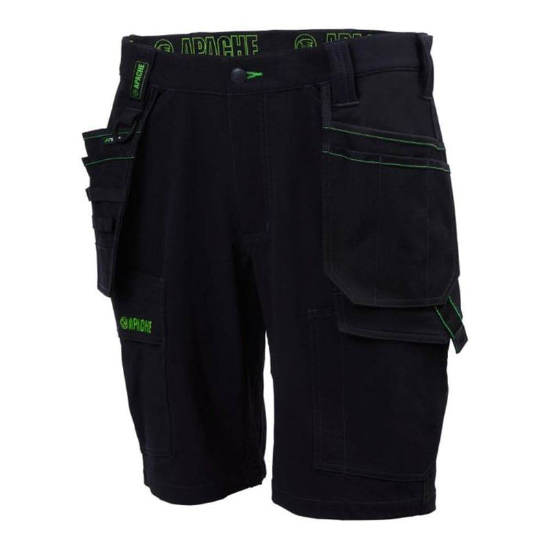 Apache Whistler 4 Way Stretch Slim Fit Holster Pocket Work Shorts - Apparel & Accessories > Clothing > Shorts SHORTS