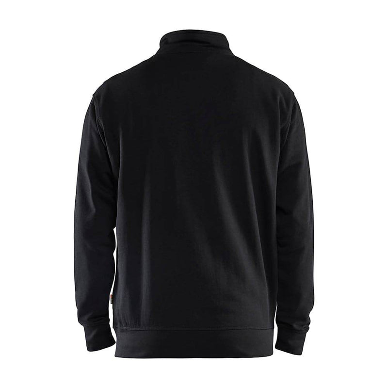 Blaklader 3353 Half-Zip 2-Tone Sweatshirt Black Workwear Uniform For Sale UK - Apparel & Accessories > Clothing SWEATSHIRTS