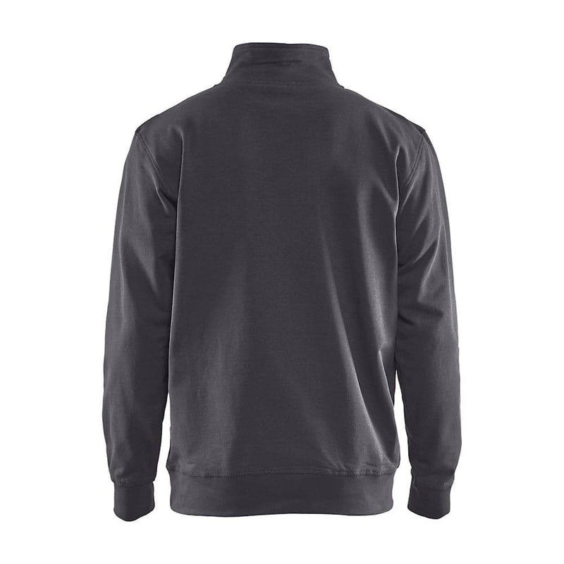 Blaklader 3353 Half-Zip 2-Tone Sweatshirt Grey Unisex Workwear - Apparel & Accessories > Clothing SWEATSHIRTS
