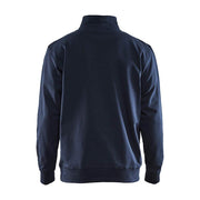 Blaklader 3353 Half-Zip 2-Tone Sweatshirt Navy Workwear Online - Apparel & Accessories > Clothing SWEATSHIRTS