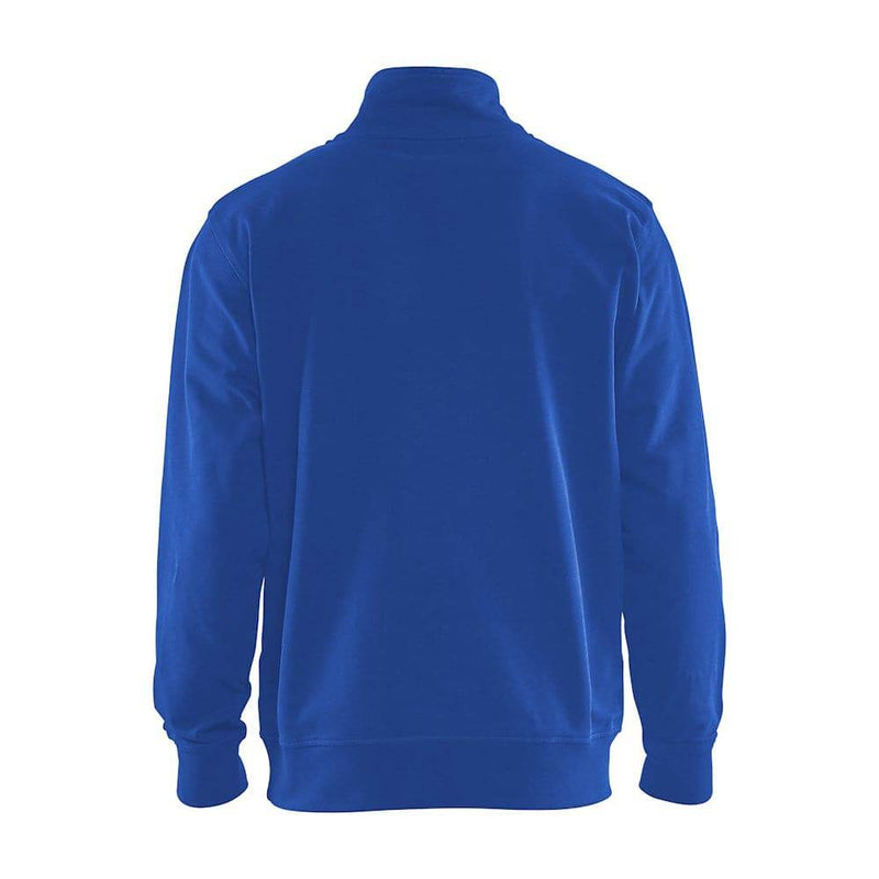 Blaklader 3353 Half-Zip 2-Tone Sweatshirt Blue Workwear - Apparel & Accessories > Clothing SWEATSHIRTS