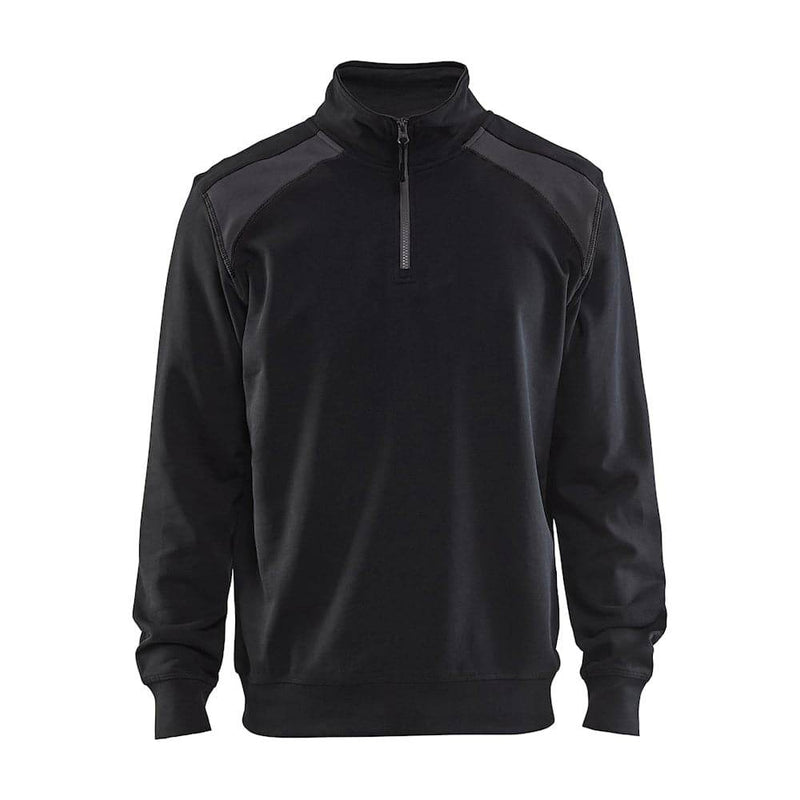 Blaklader 3353 Half-Zip 2-Tone Sweatshirt Workwear Uniform For Sale Online Fast Uk Delivery - Apparel & Accessories > Clothing SWEATSHIRTS