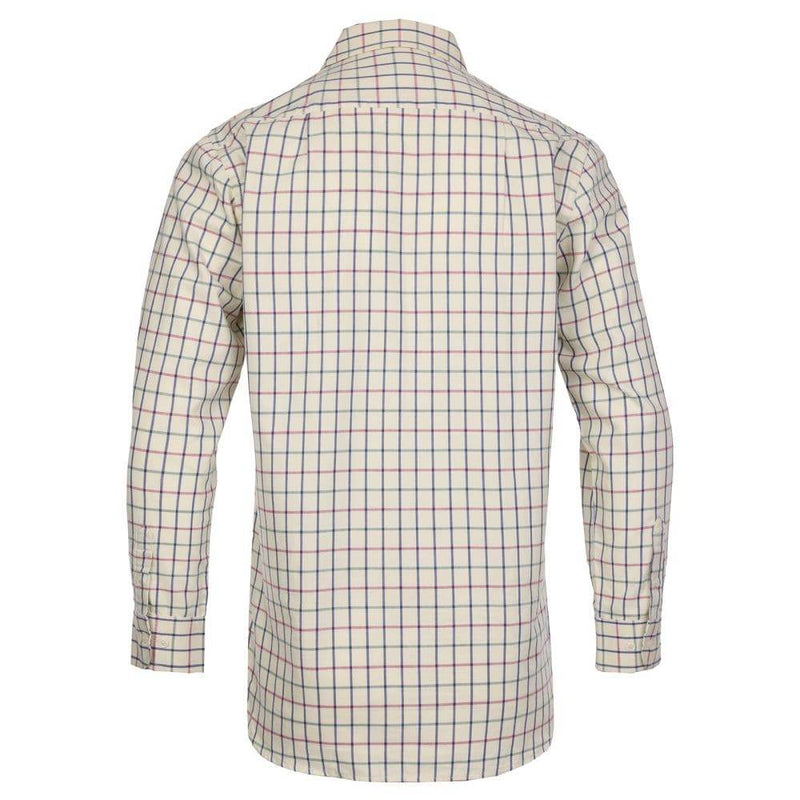Fort 146 Melton Checked Cotton Work Shirt - SHIRTS