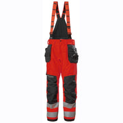 Helly Hansen 71491 Alna 2.0 Hi-Vis Winter Insulated Waterproof Construction Bib Pant Trouser - WATERPROOF TROUSERS