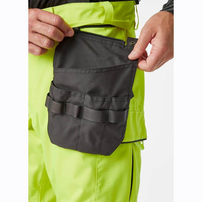 Helly Hansen 71491 Alna 2.0 Hi-Vis Winter Insulated Waterproof Construction Bib Pant Trouser - WATERPROOF TROUSERS