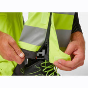 Helly Hansen 71491 Alna 2.0 Hi-Vis Winter Insulated Waterproof Construction Bib Pant Trouser - WATERPROOF TROUSERS