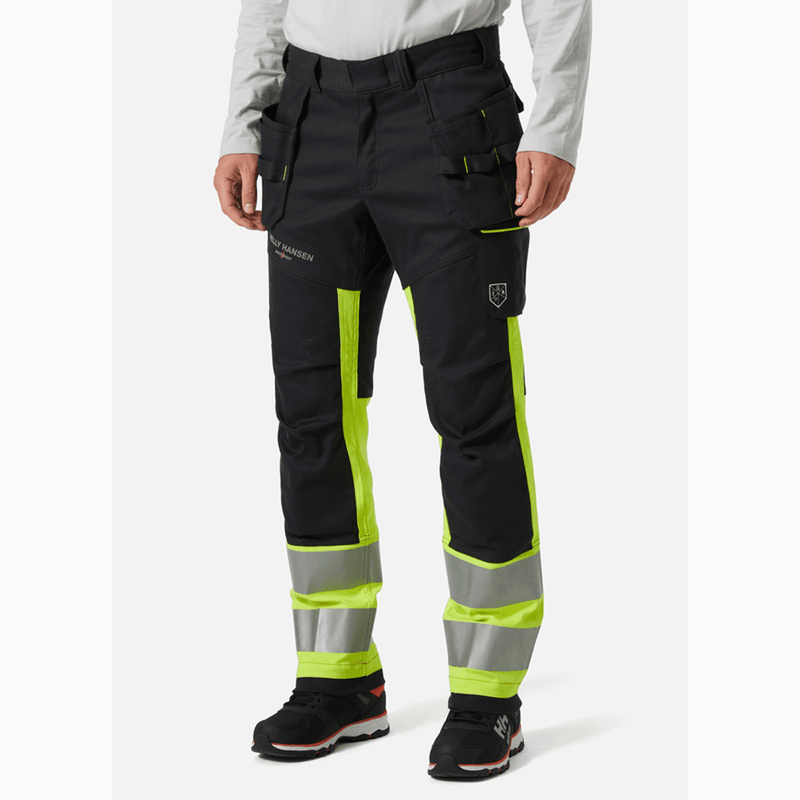 Helly Hansen 77450 Fyre Hi-Vis Anti Flame Arc Protection Pant Trousers - FLAME RETARDANT TROUSERS