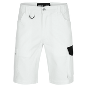 Herock Bargo Bermuda 2-Way Stretch White Work Shorts - SHORTS