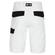 Herock Bargo Bermuda 2-Way Stretch White Black Work Shorts - SHORTS