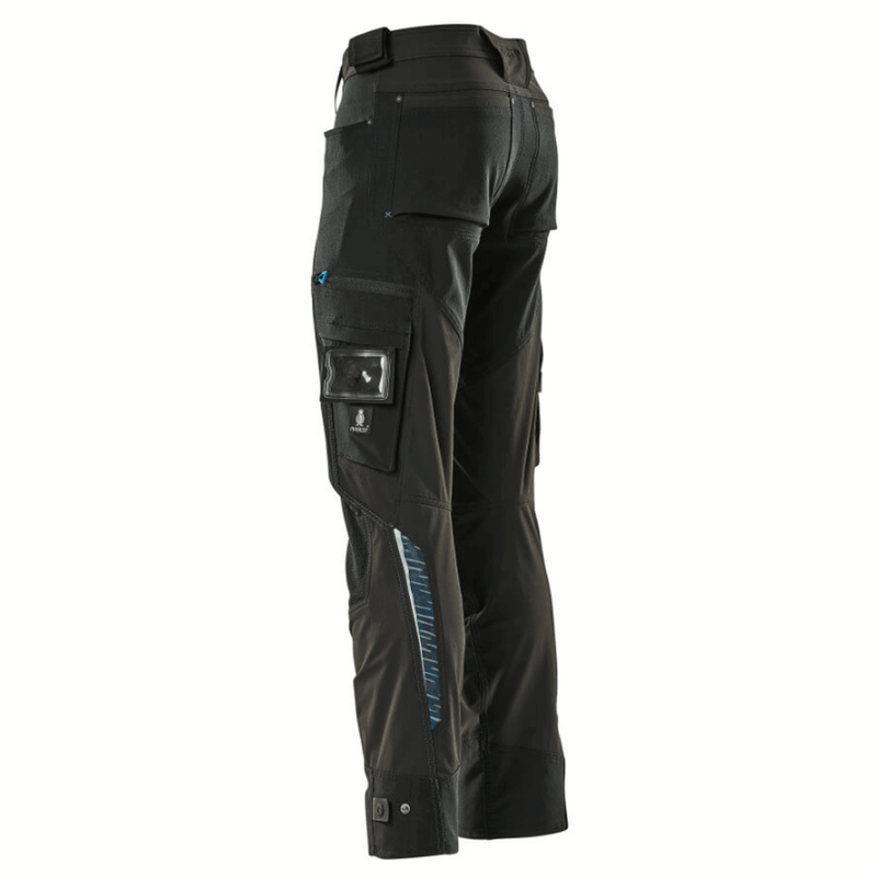 Mascot Adanced 17079 Water-Repellent Stretch Kneepad Work Trouser Black - KNEE PAD TROUSERS