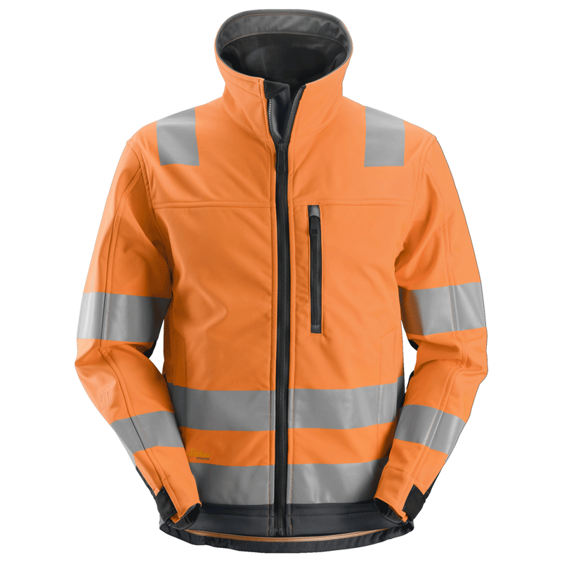 Snickers 1230 AllroundWork Hi-Vis Softshell Jacket CL3 Various Colours - HI-VIS JACKETS & COATS