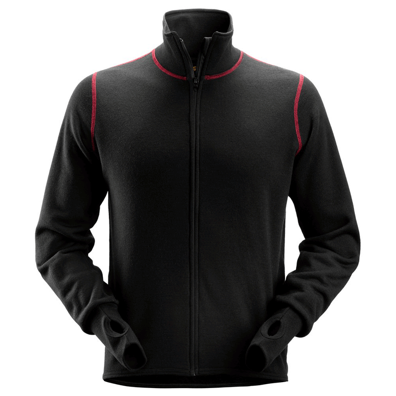 Snickers 1563 ProtecWork,Flame Retardant Arc Protection Wool Terry Jacket - FLAME RETARDANT JACKETS