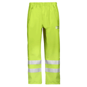 Snickers 8243 Hi-Vis PU Rain Trousers, Class 2 Various Colours - HI-VIS TROUSERS
