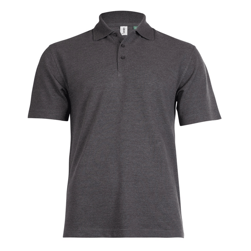 Uneek GR11 Eco Charcoal Grey Unisex Work Polo Shirt - PLAIN POLO SHIRTS