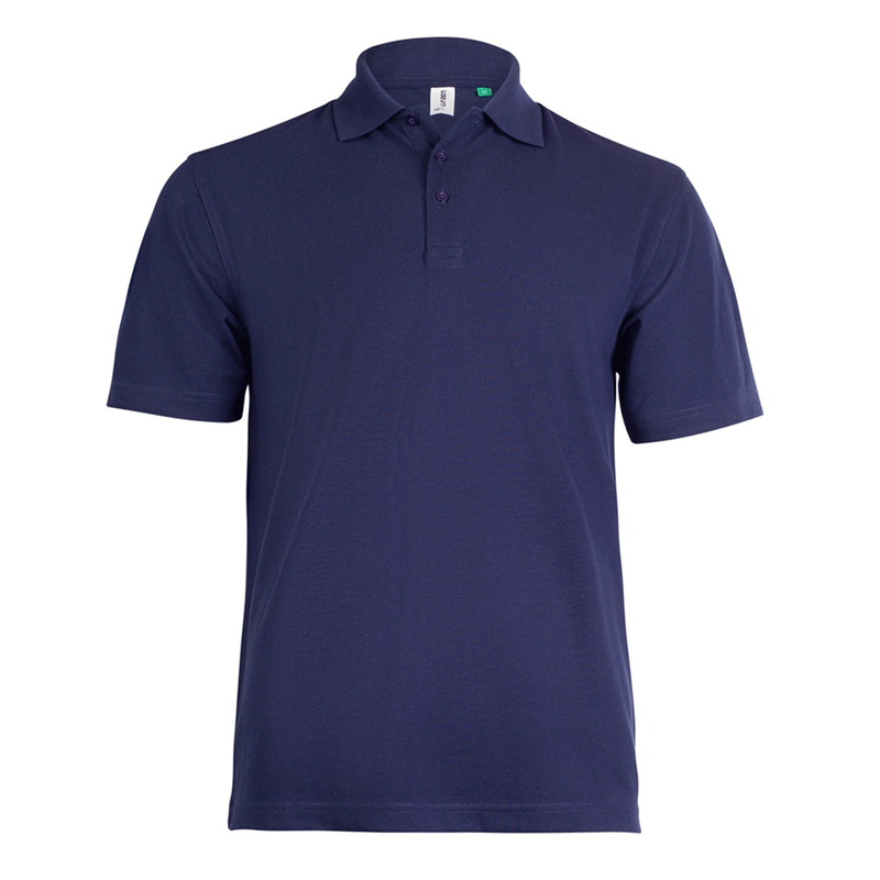 Uneek GR11 Eco Navy Blue Unisex Work Polo Shirt - PLAIN POLO SHIRTS